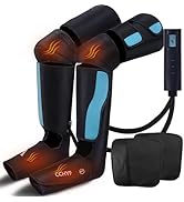 CCHYF 3-in-1 Leg Compression Massager With Heat for Circulation - 3 Modes, 3 Intensities, 2 Exten...