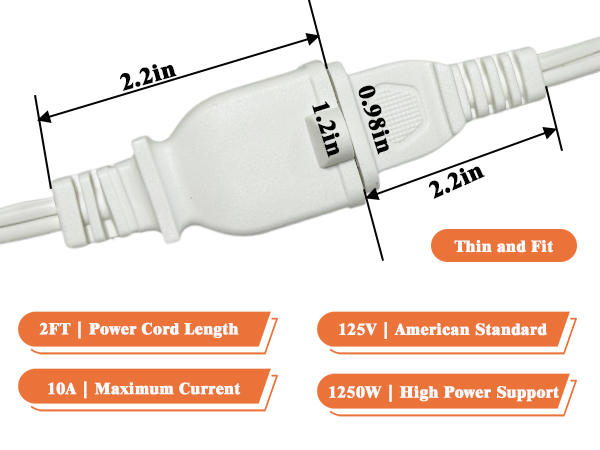 electric cord indoor extension cords
