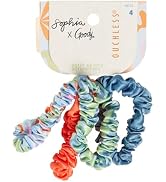 GOODY X SOPHIA YESHI OUCHLESS THIN SATIN SCRUNCHIES 4 CT