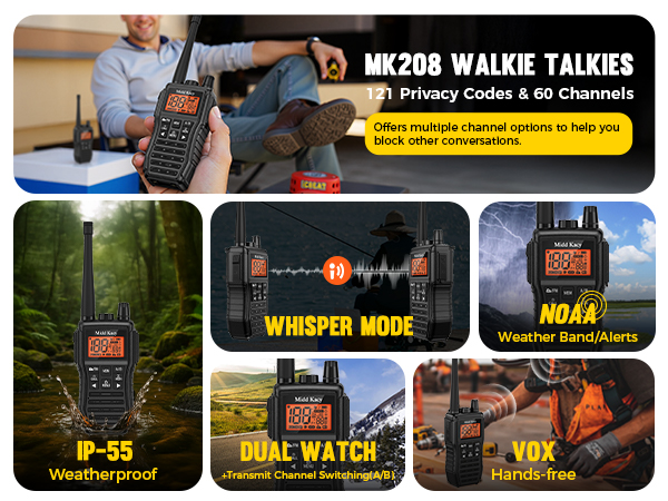 walkie talkies long range