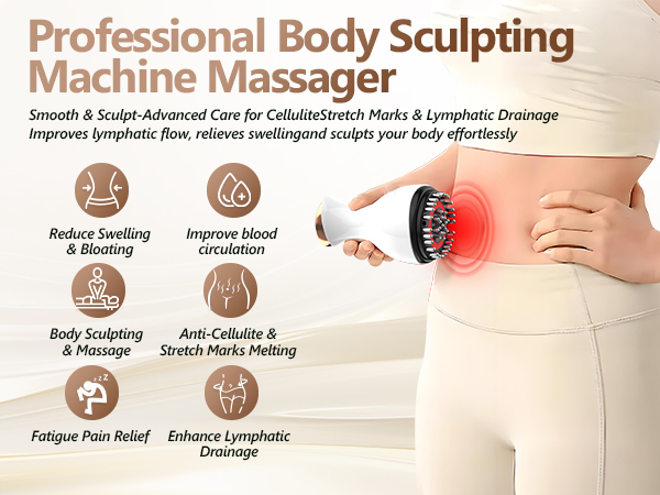 Effectively relieve fatigue lymphatic drainage massager