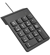 USB Numeric Keypad Numpad Portable Slim Mini 10 Key Number Pad Keyboard for Laptop Desktop Comput...