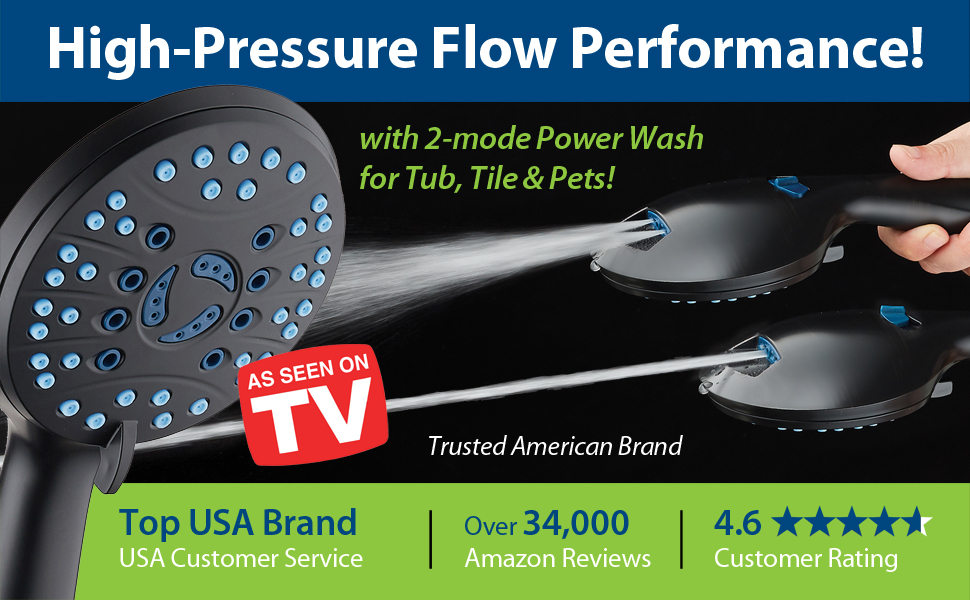 hand held shower head, hand shower, handheld showerhead
