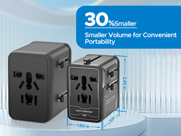 Smaller Volume for Convenient Portability