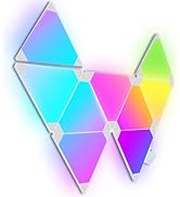 Triangle Lights LED Light Panels, Smart LED Wall Lights RGB Gaming Lights with Remote, Gaming Roo...