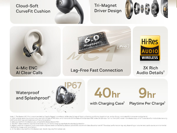 clip on earbuds