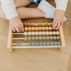 wooden abacus, math tool, learning numbers