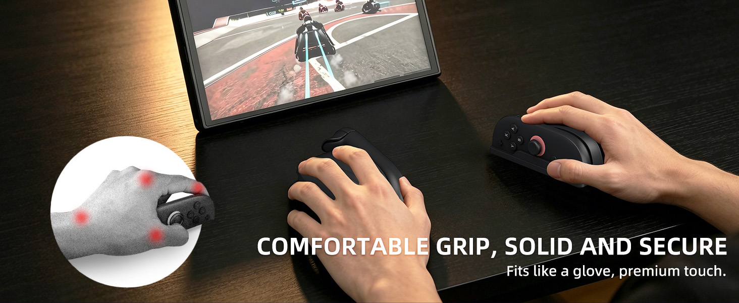 COMFORTABLE GRIP, SOLID AND SECURE