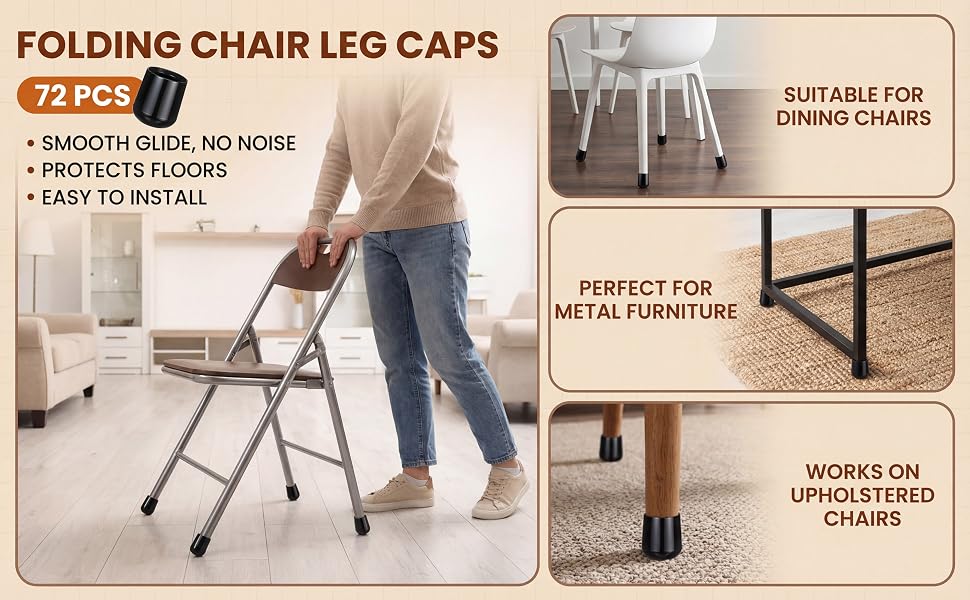 black chair leg floor protectors