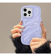 FABSPARK Case for iPhone 12 Pro Max/iPhone 13 Pro Max,3D Wave Water Ripple Pattern Curly Wavy Fra...