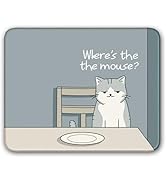 Flodirise Non-Slip Mouse Pad Gaming Mouse Pad Small Mousepad for Computer, Laptop, Gamer, Cat Pat...