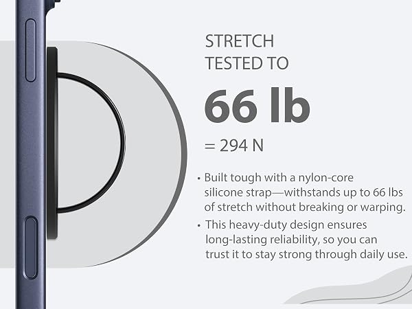 STRETCH TESTED TO 66 lb=294 N