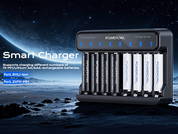 8 slot charger