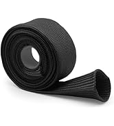 AggSound Heat Shield Sleeve 1" ID X 10' - Fuel Line Automotive Protection for Car Auto Spark Plug...