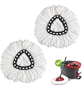 HiBaby 2Pack Ocedar Mop Heads Replacements for O Ceda EasyWring 1-Tank Spin Mop Replace Head Wash...
