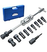 LainKeen 13pcs Blind Hole Collet Bearing Puller Set, Internal Bearing Extractor Puller Kit Slide ...