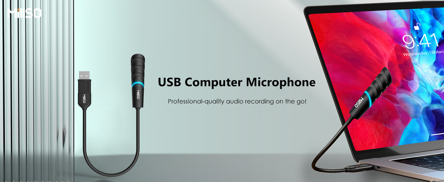 MillSO usb computer microphone