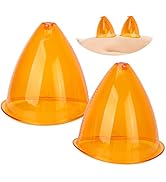 YUYTE Vacuum Cupping Machine Accessories 120ML Butt Lifting Cupping Suction Cups for Buttocks Bod...