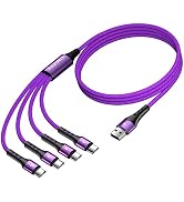 SIQIWO USB C to USB A Cable Fast Charging [2-Pack 4ft], QC 3.0 USB Type C Sync Cord with 4 USB C ...