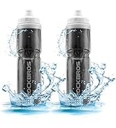 ROCKBROS 24OZ Insulated Bike Water Bottles Keep Water Cool, Leak-Proof Cycling Water Bottle with ...