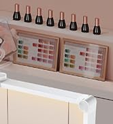 Yokilly 48W Half Moon Light: 34" Shadow-Free Half Moon Light for Desk Salon - Foldable LED Desk L...