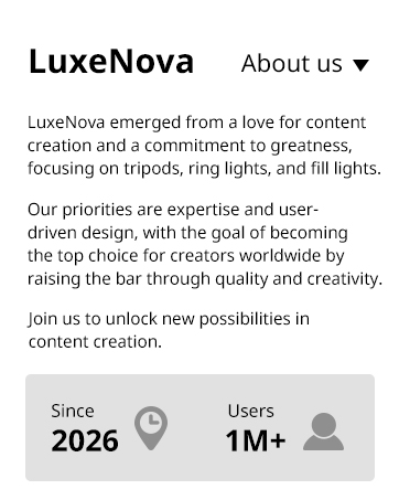 Perfect for taking selfies, Photographers, Youtube, vlogging, live streaming and Family Gathering