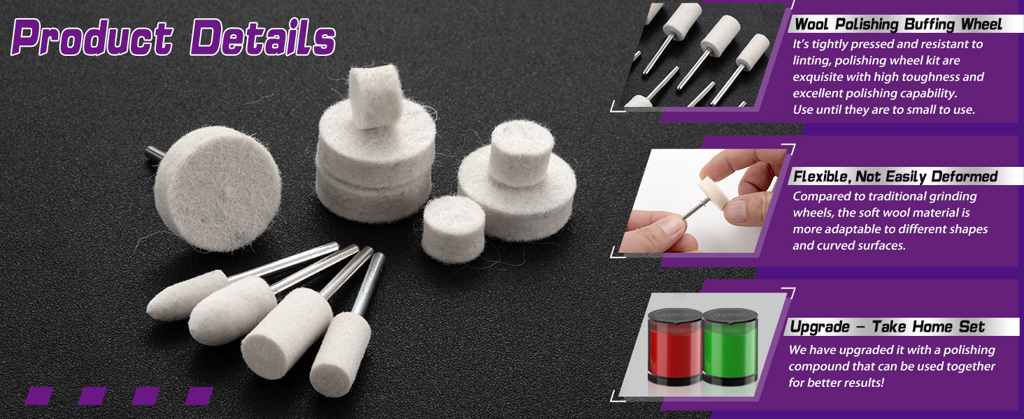 dremel buffing wheels, polishing wheel for drill