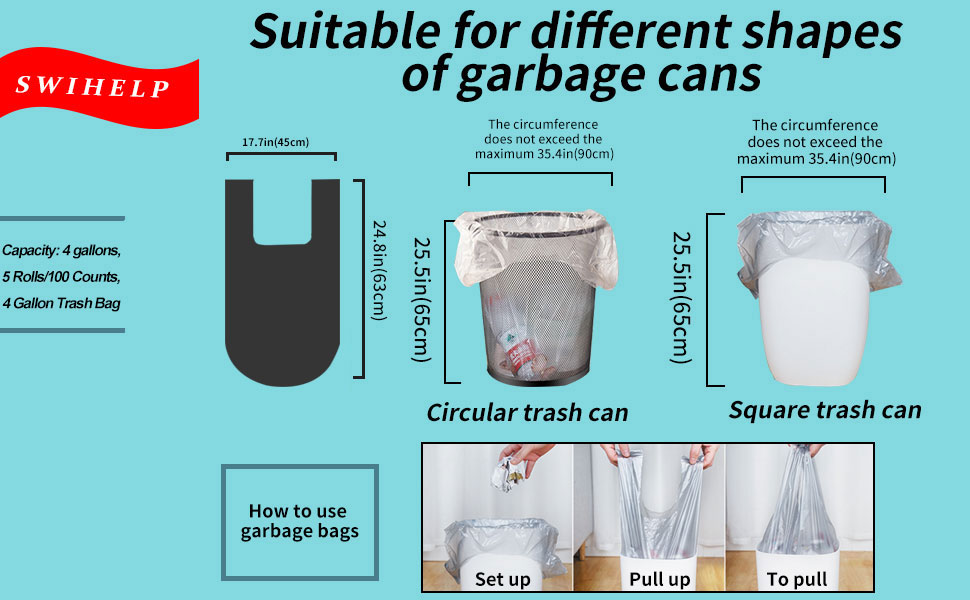 Bathroom Trash can Liners