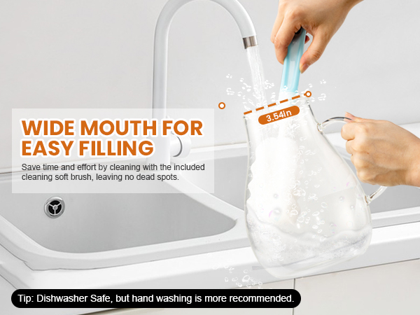 glass pitcher