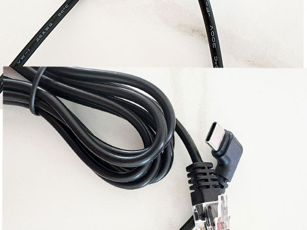 RJ11 to USB-C Power Cord for Uniden Radar Detectors, Replacement Cable Compatible with Uniden