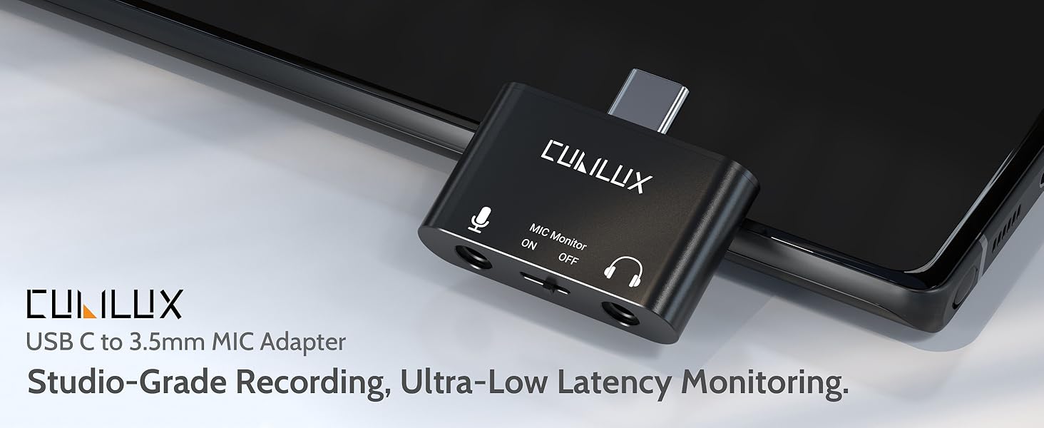 USB C to Microphone Adapter