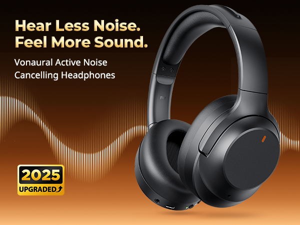 active Noise cancelling headphones - Hear Less Noise. Feel More Sound.