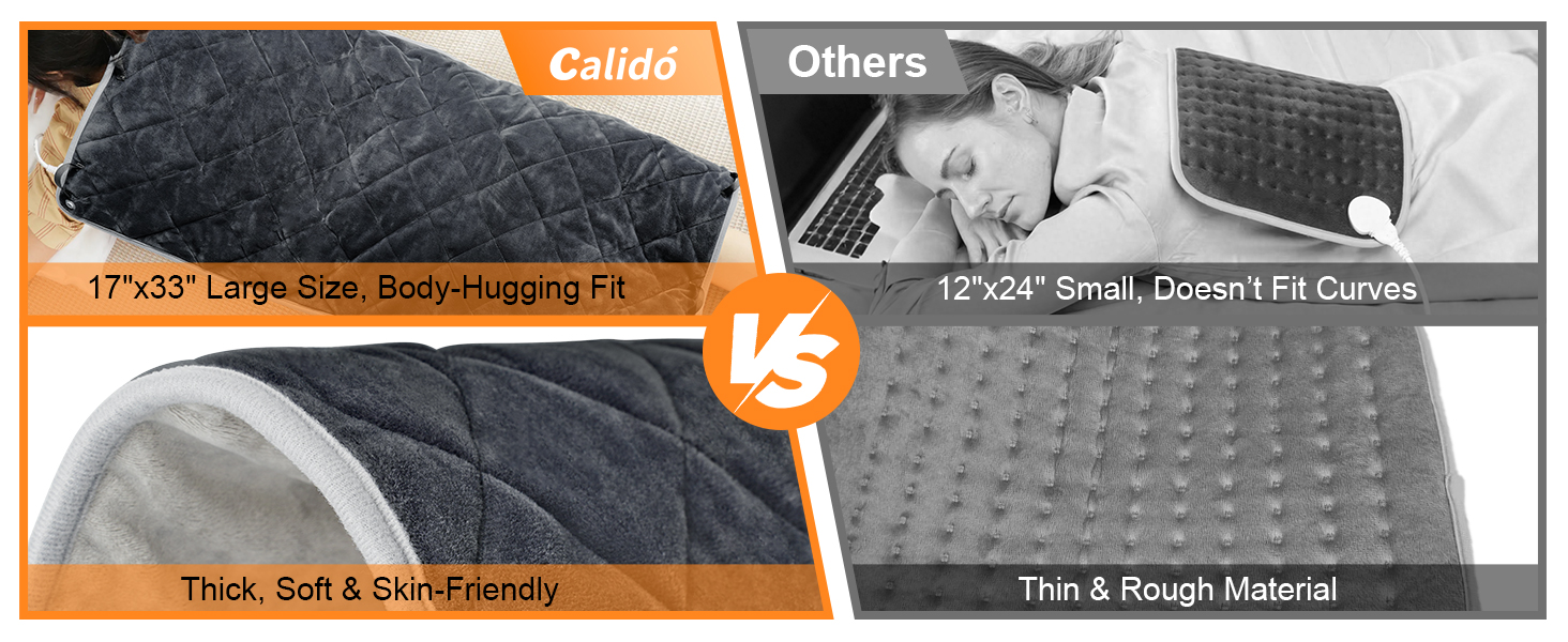 weighted heating pad