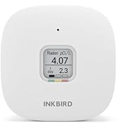 INKBIRD Radon Detector for Home, Ink-RD3 Portable Radon Tester for Home with Long &amp; Short Term Mo...