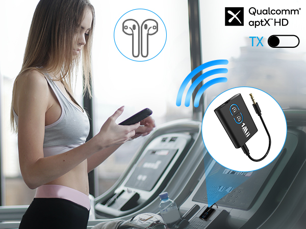 bluetooth transmitter for GYM