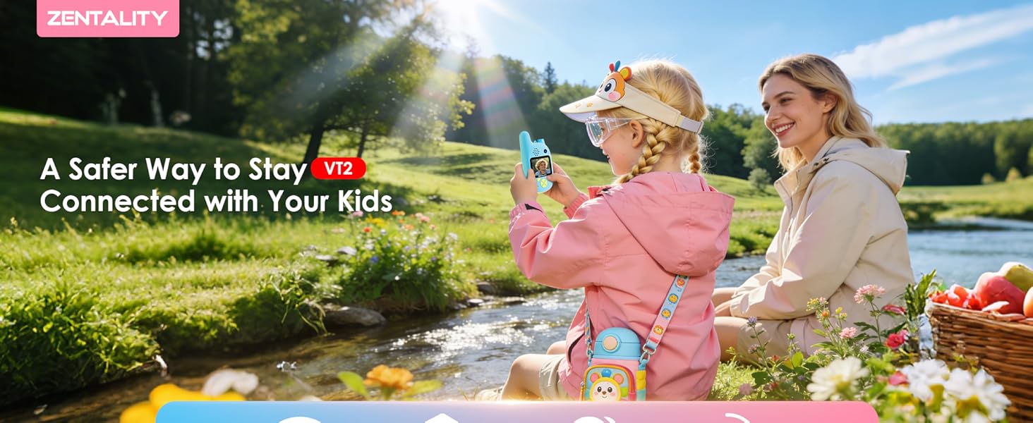 kids video walkie talkies, walkie talkies with camera, no wifi kids walkie talkies