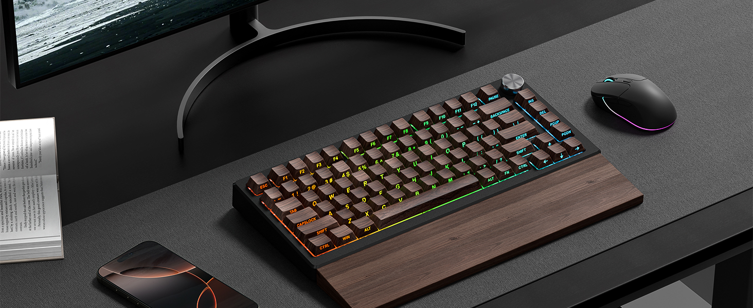 shine through keycaps