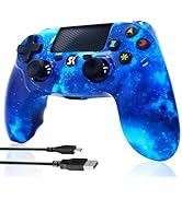Controller for PS4, Wireless Controller Blue for Sony PlayStation 4/Slim/Pro, Remote Control with...