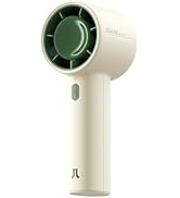 JISULIFE Handheld Turbo Fan – 4000mAh Rechargeable Portable Fan, 5-Speed Powerful Airflow, Mini C...