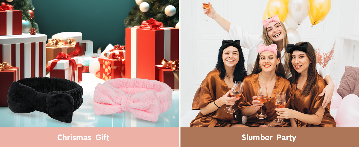 spa headband for slumber party