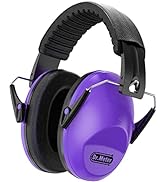 Dr.meter Ear Muffs for Noise Reduction: EM100 SNR27.4 Kids Ear Protection with Adjustable Headban...