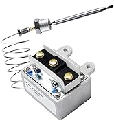 MCAMPAS Thermostat High Limit Safety For Fryer, Replacement Parts 1177 Gas Fryer High Limit Safet...