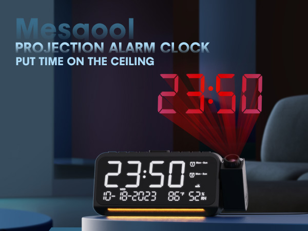 projection alarm clock