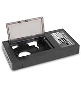 OAWMWAOA VHS-C Cassette Adapter Compatible with VHS-C SVHS Camcorders Motorized VHS Cassette Conv...