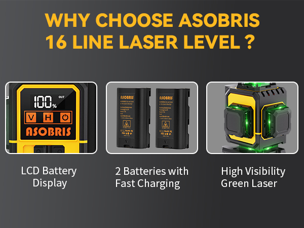 4D 16 line laser level