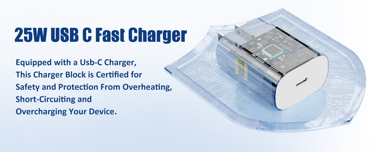 25W USB C Fast charger
