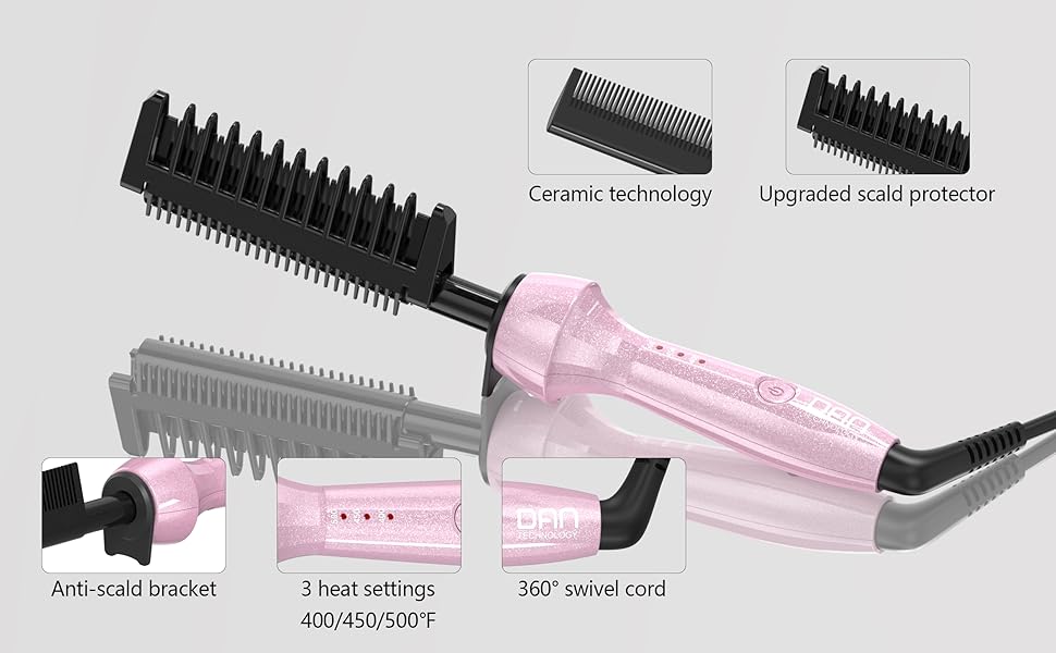 straightening comb for black hair,heat comb,electric straightening comb