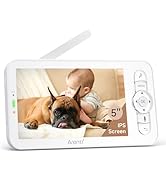 ARENTI 2025 Upgraded 5-Inch Wireless Baby Monitor Display, Parent Unit for B2 Camera(Screen2, No ...