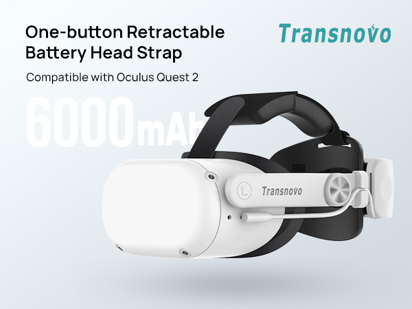 Quest 2 head strap with battery