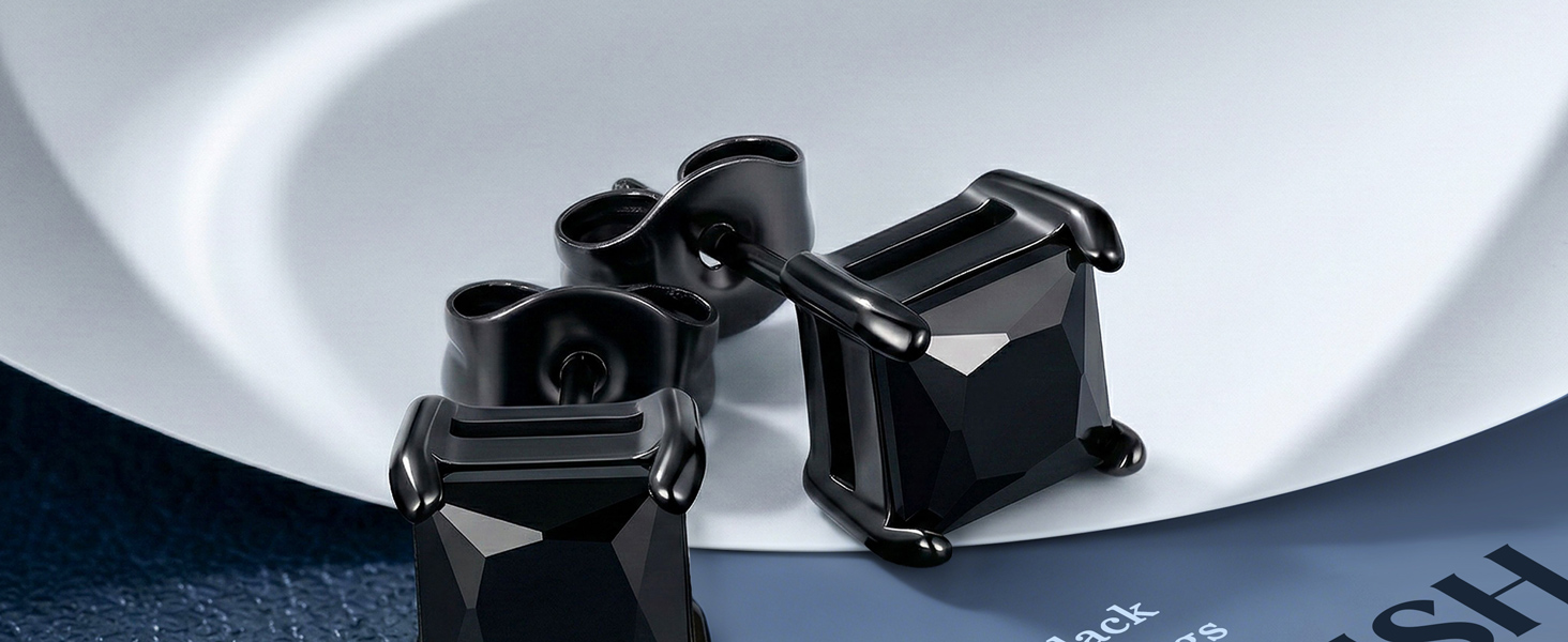 stud earrings for men black stud earrings mens earrings